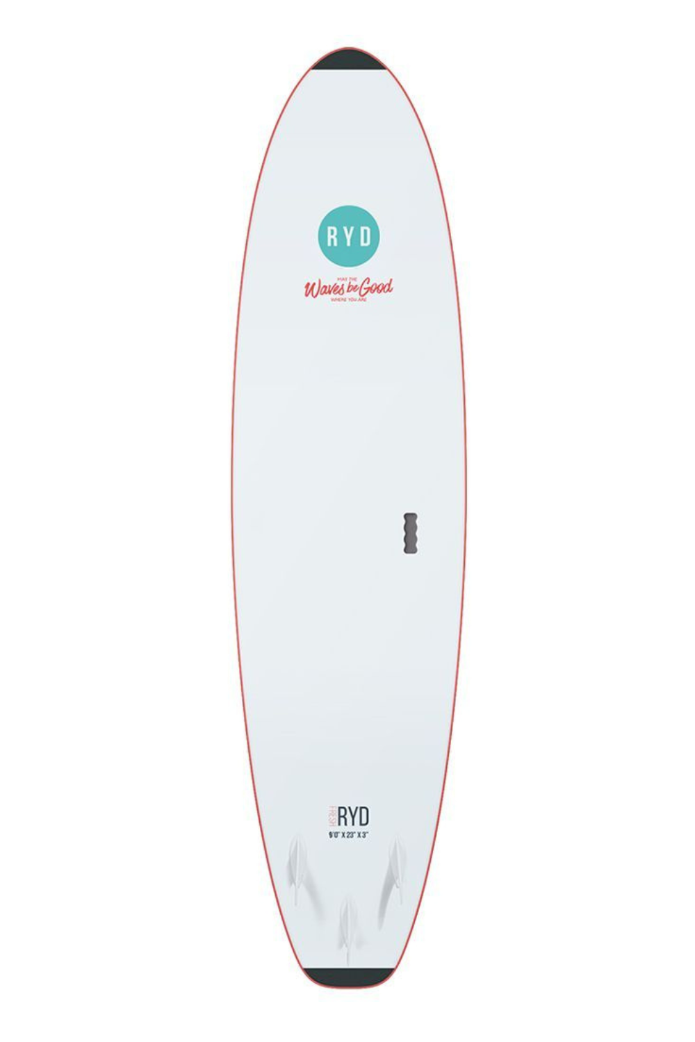 RYD Fresh Wide Soft Top Surfboard Coral