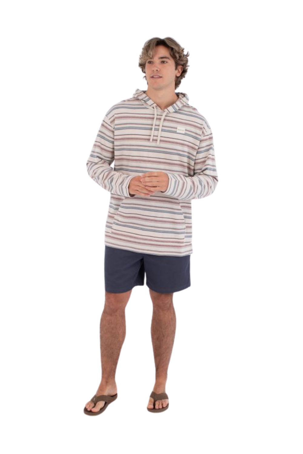 Hurley OG Mens Hooded Poncho Bone