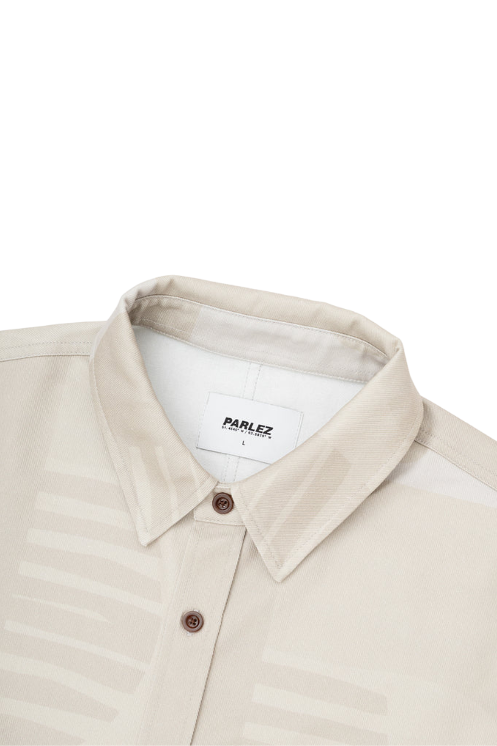 Parlez Craftwork Mens Overshirt Putty