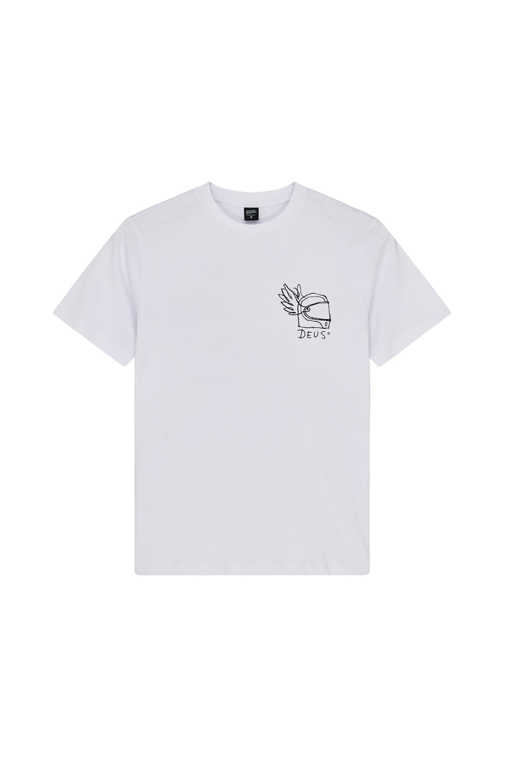 Deus Harajuku Helmet Mens T-Shirt White