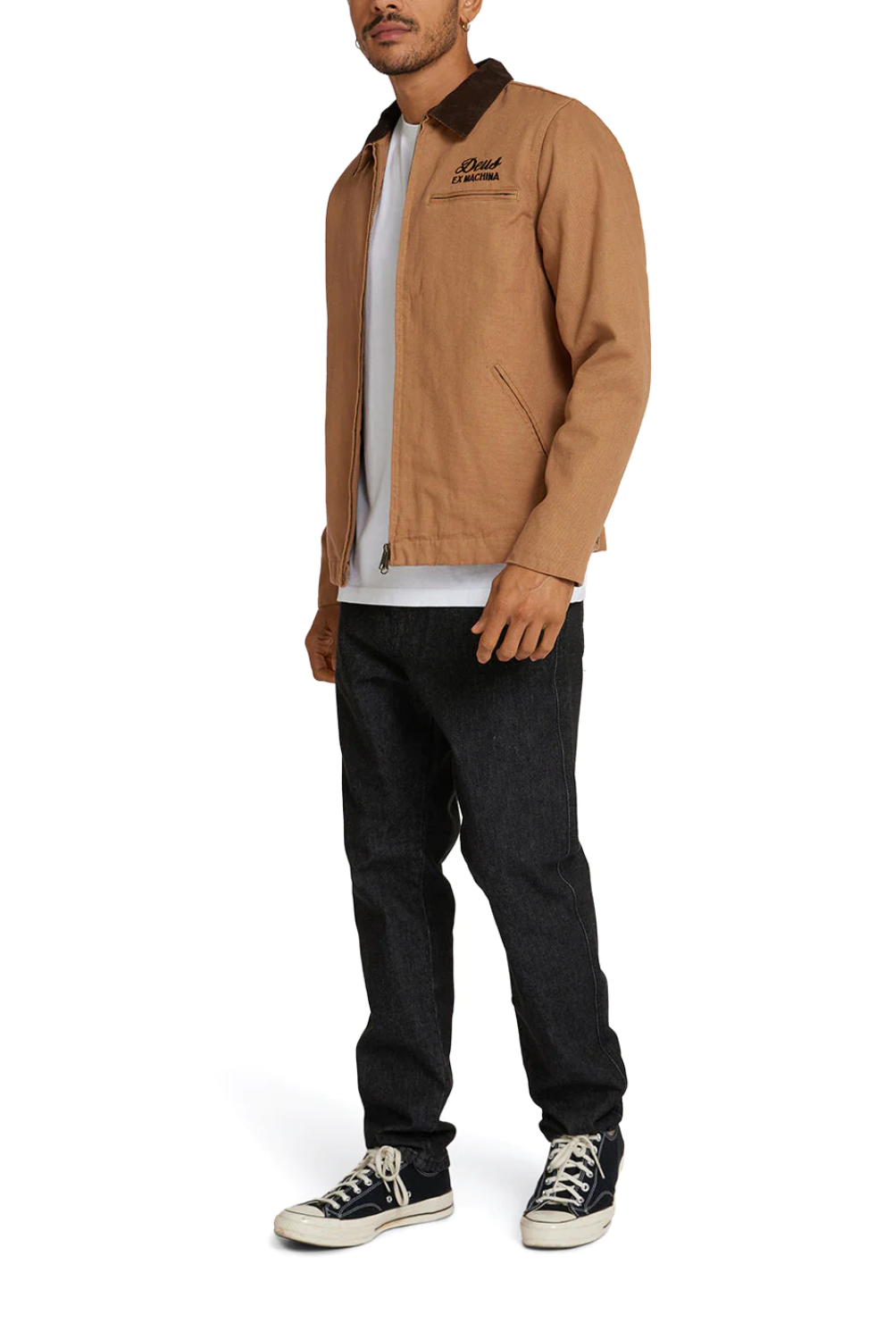 Deus Address Mens Workwear Jacket Dijon Tan