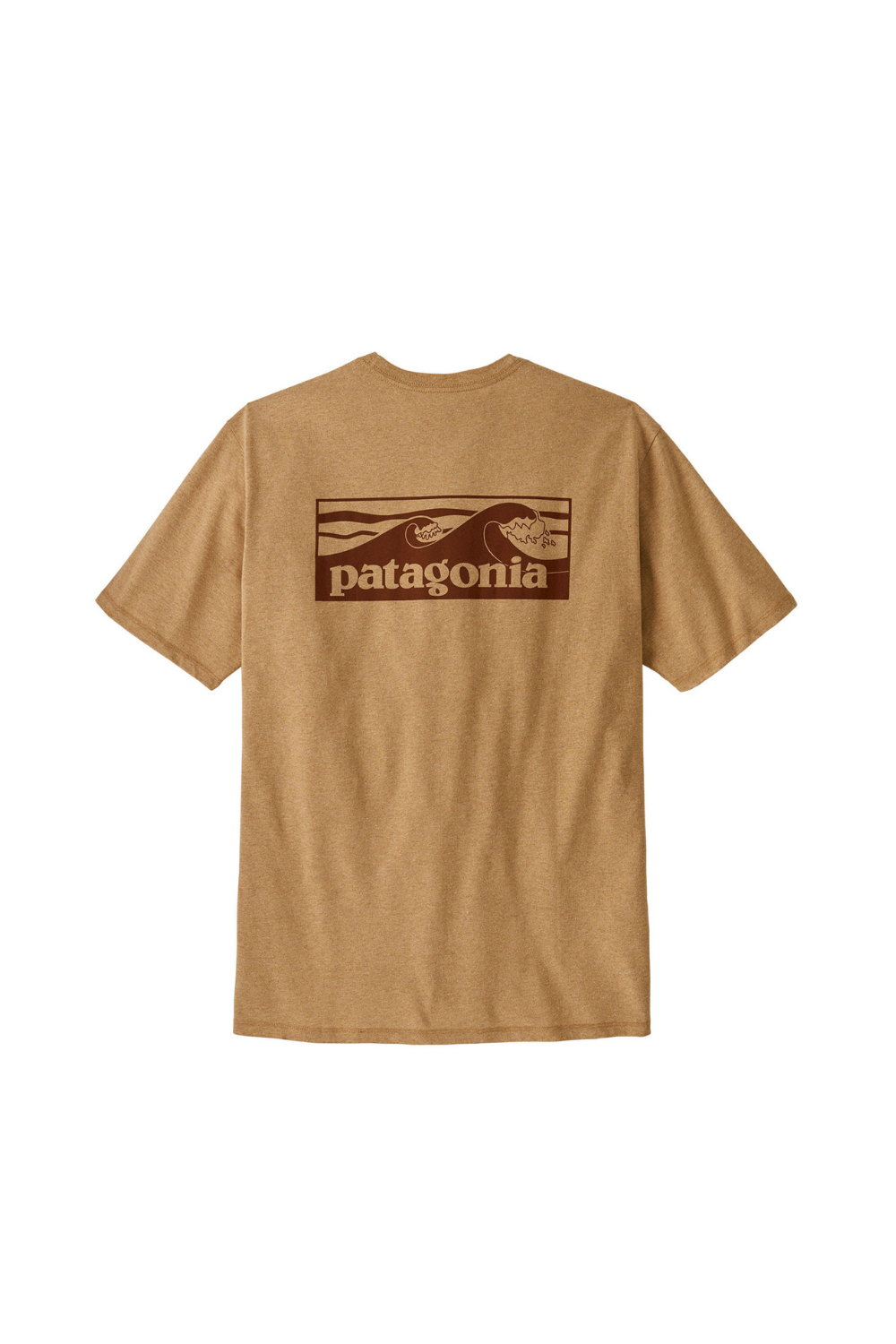 Patagonia Mens Boardshort Logo Pocket Responsibili T-Shirt Talon Gold