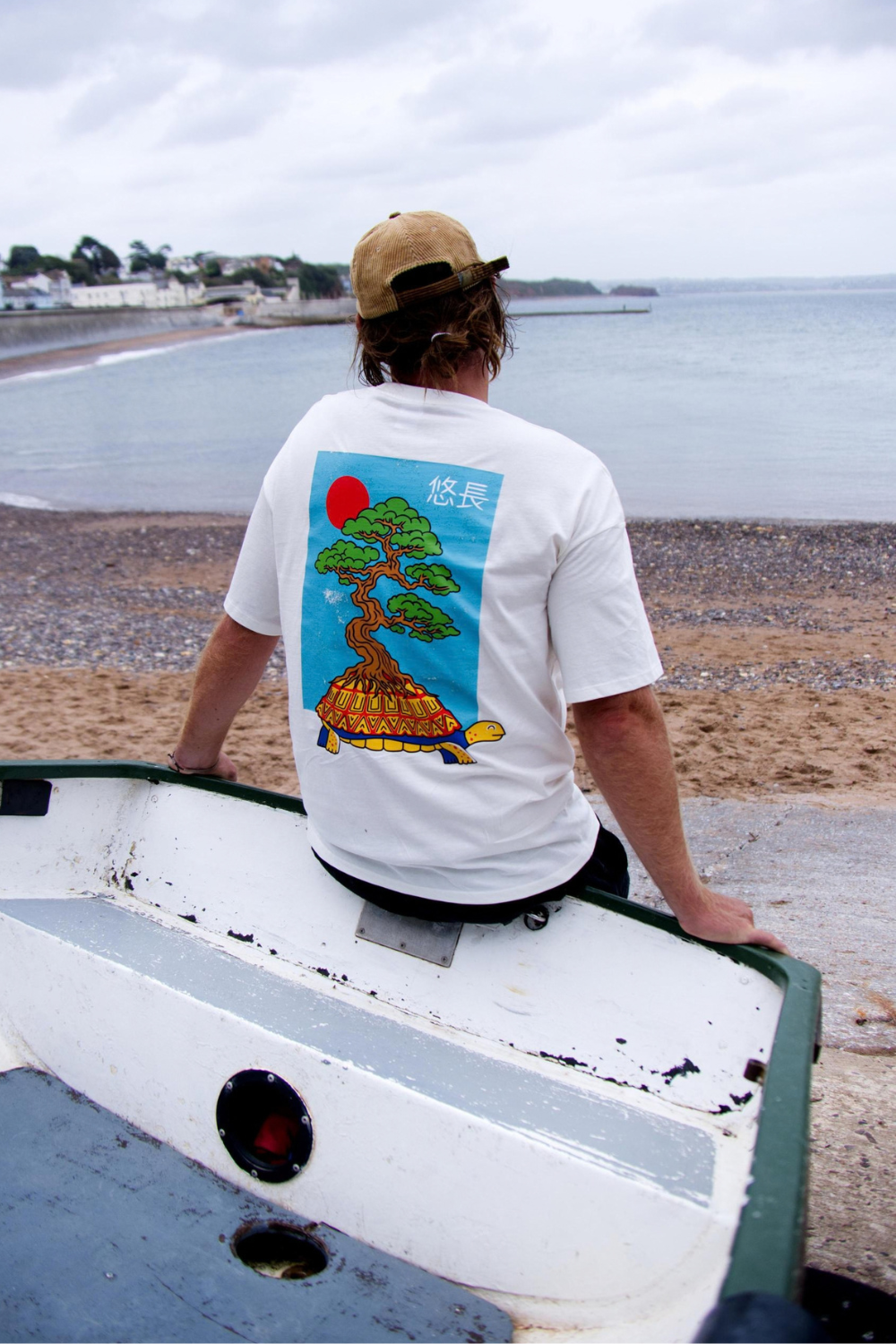 BamBooBay Slow Livin Mens T-Shirt Ivory