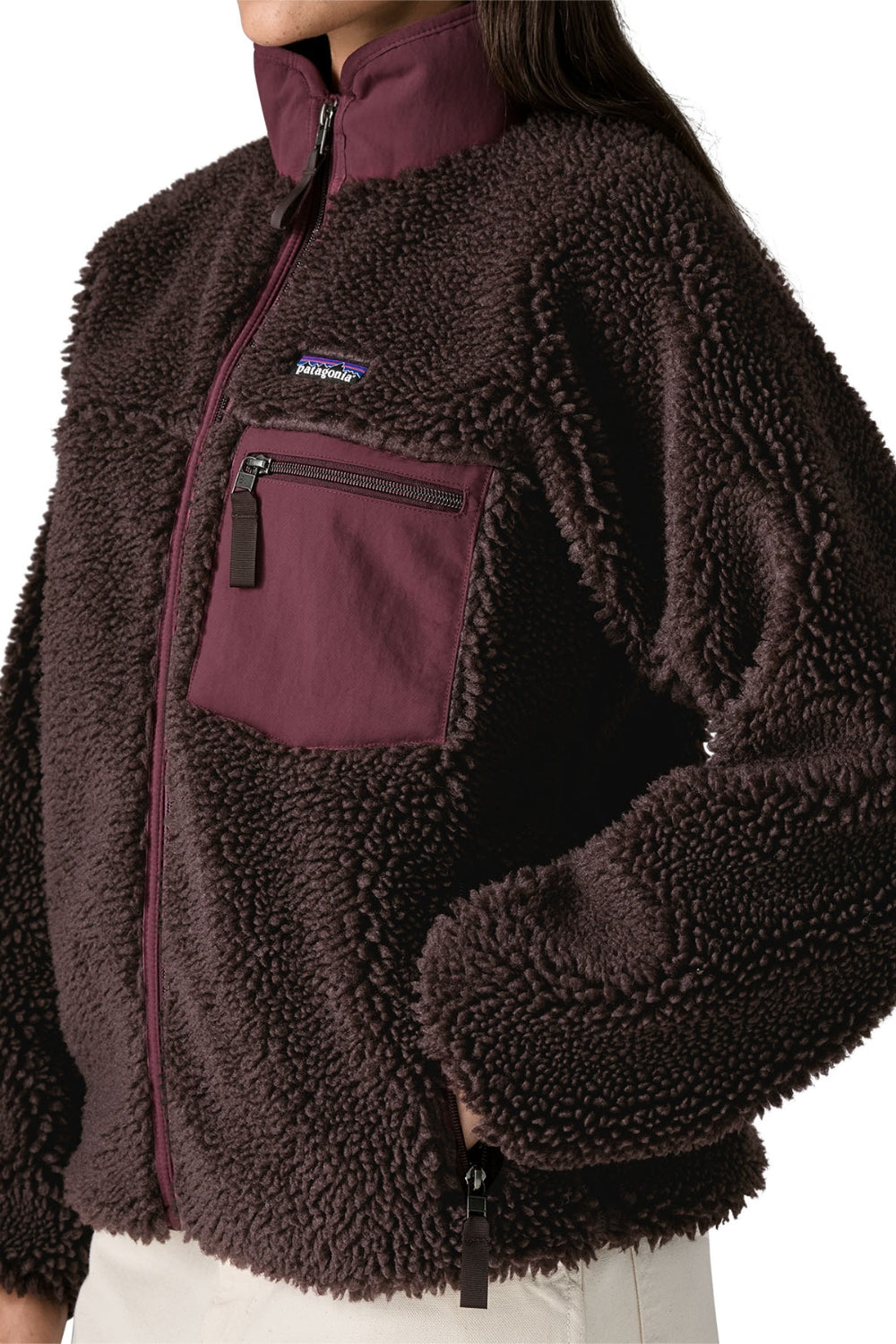 Patagonia Classic Retro-X Womens Fleece Jacket Den Brown