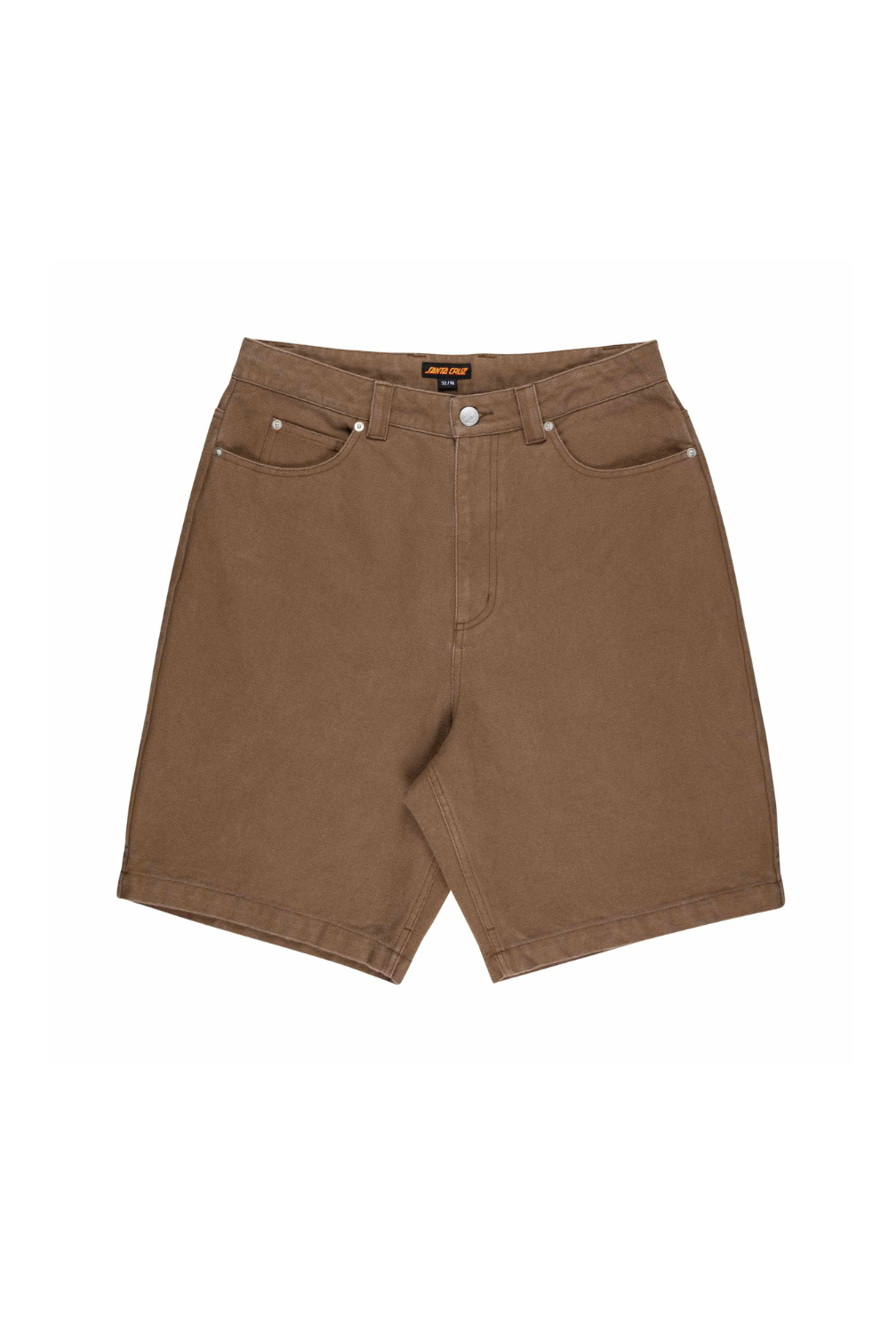 Santa Cruz Mens Big Shorts Taupe