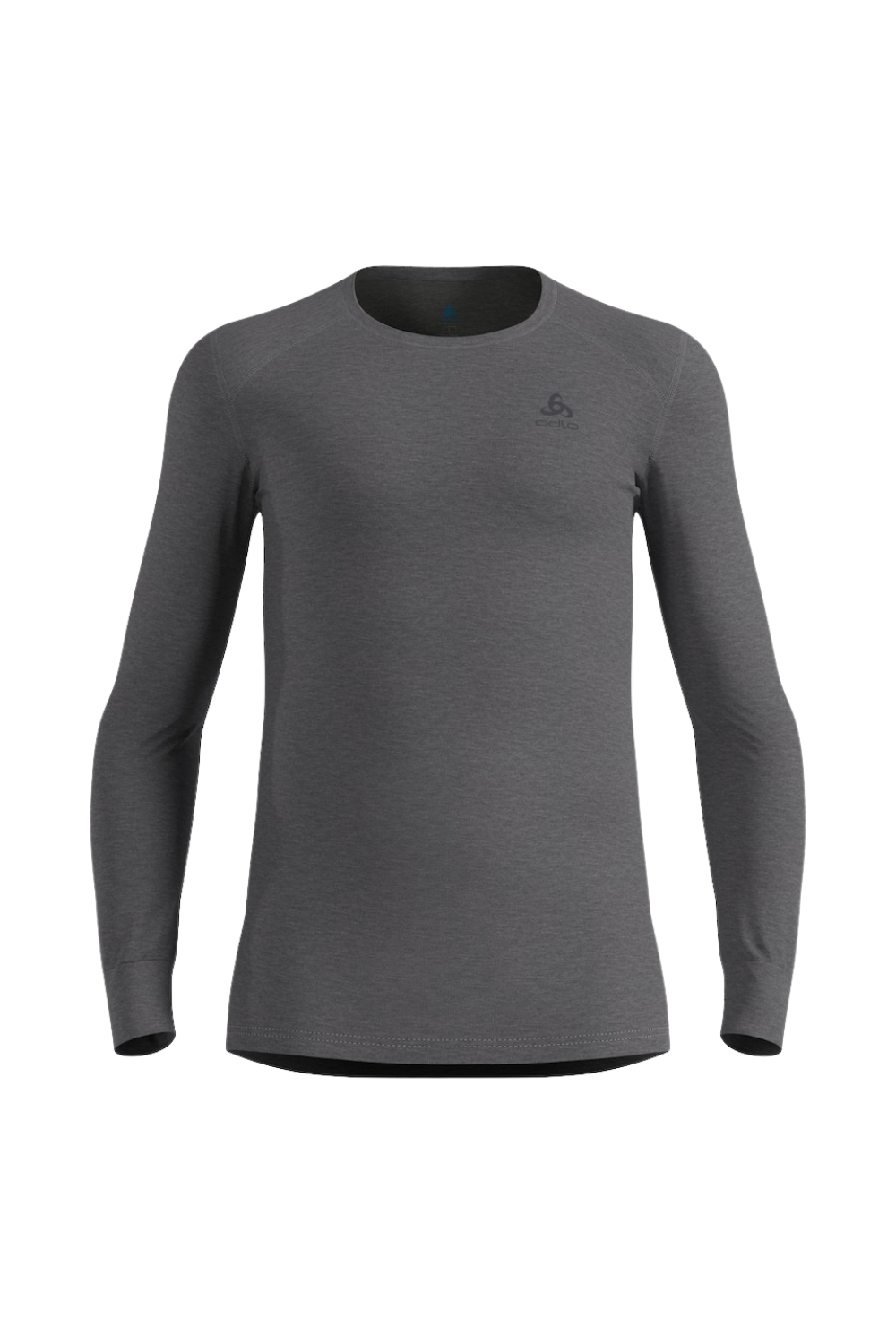 Odlo Active Warm Mens Base Layer Top Steel Grey Melange
