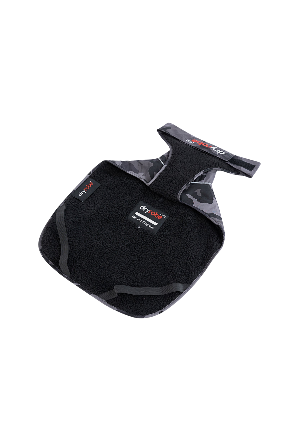 Dryrobe Dog Coat Black Camo