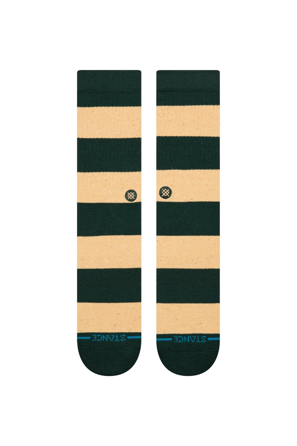 Stance Nep Stripe Crew Socks Pine