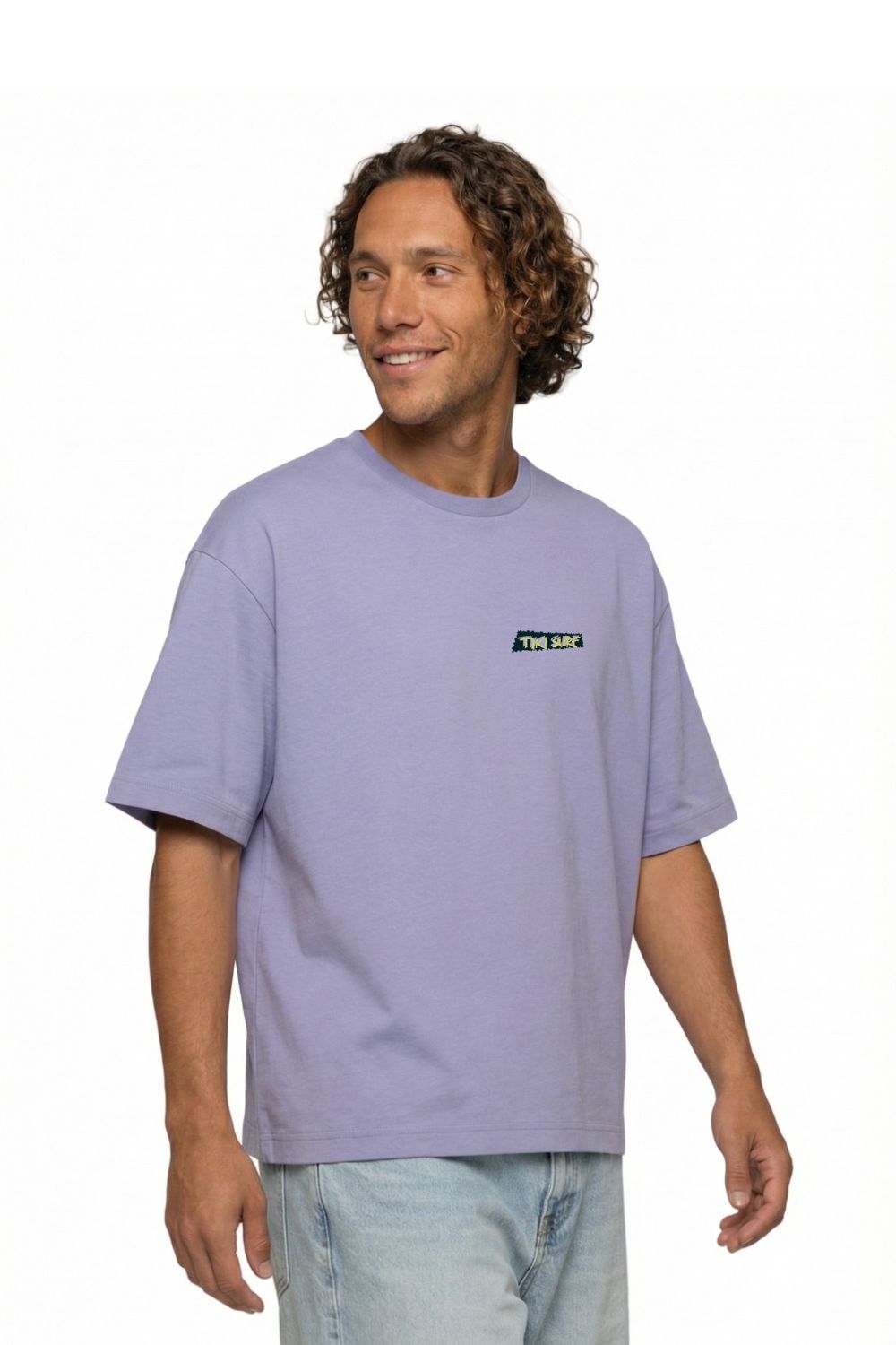 Tiki Carver Mens T-Shirt Violet