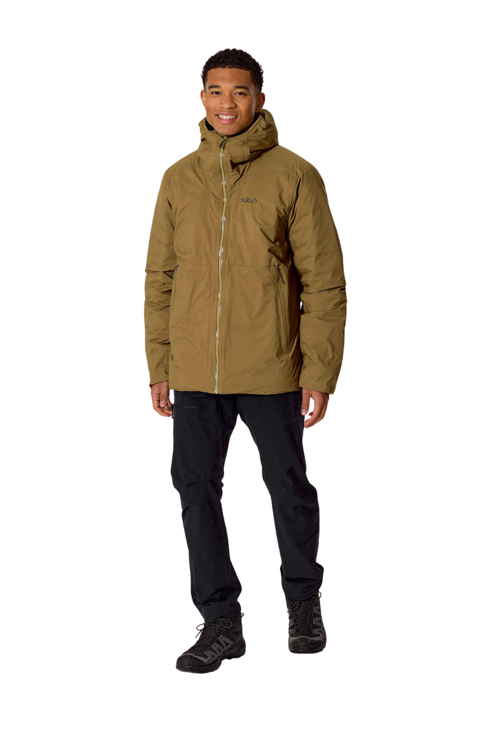 Rab Microlight Shield Mens Waterproof Down Jacket Oak