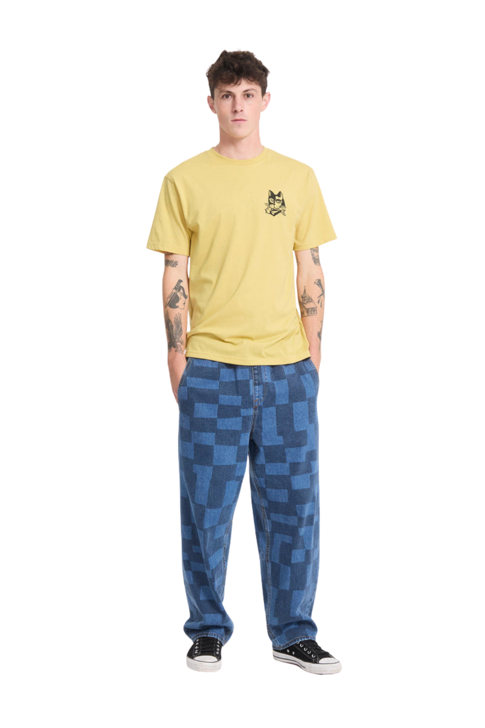 Volcom Tasty Mens T-Shirt Mustard