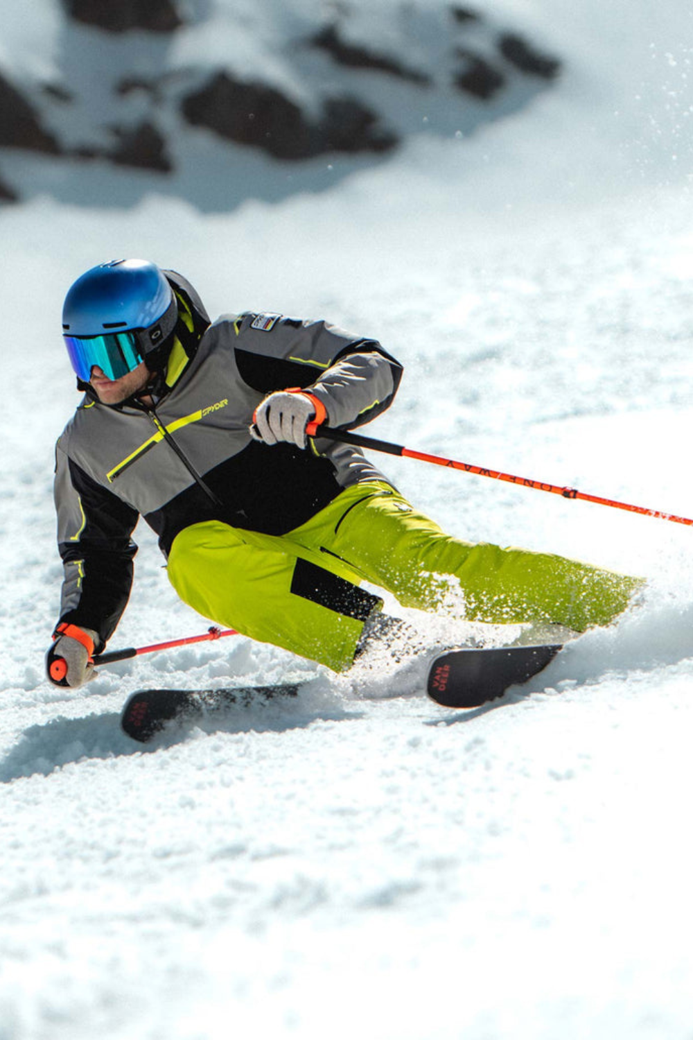 Spyder Dare Mens Insulated  Ski Pants Lime