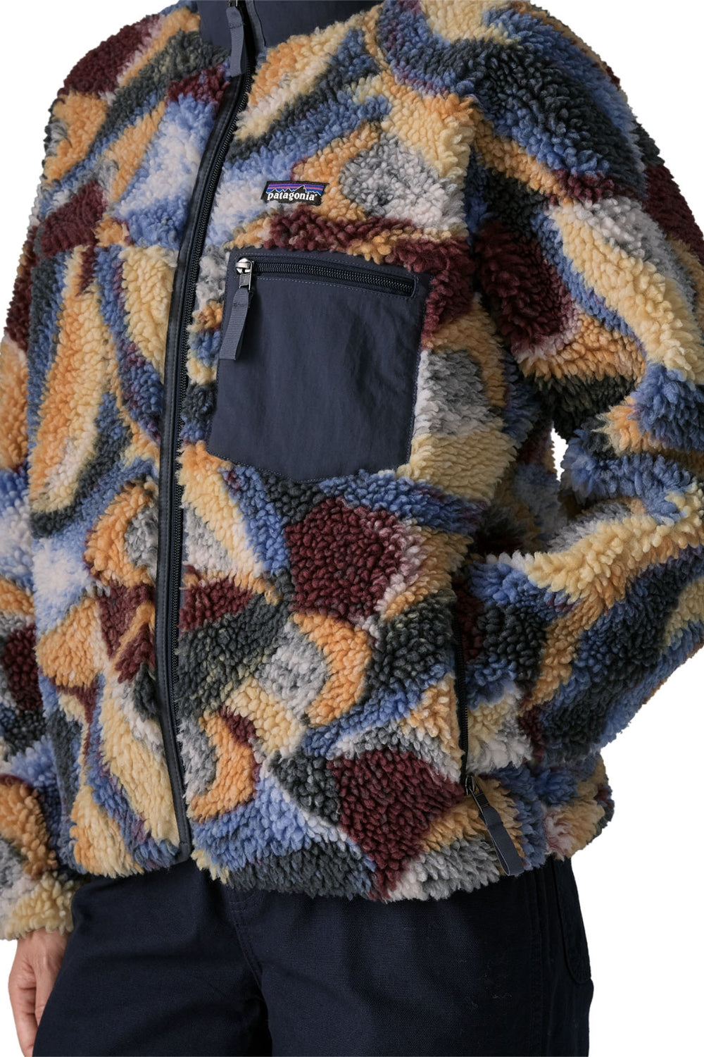 Patagonia Classic Retro-X Womens Fleece Jacket Smudge Smolder Blue