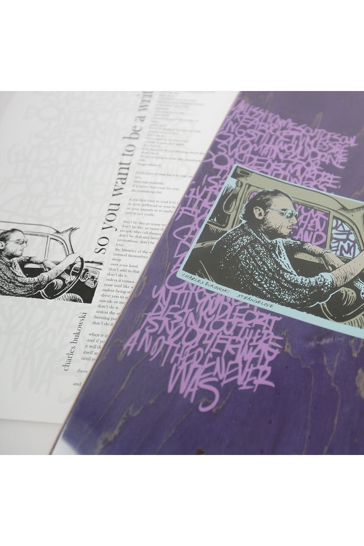 Strangelove Charles Bukowski - Madness 8.625 x 32.125 (Wb: 14.25) - Andy Jenkins