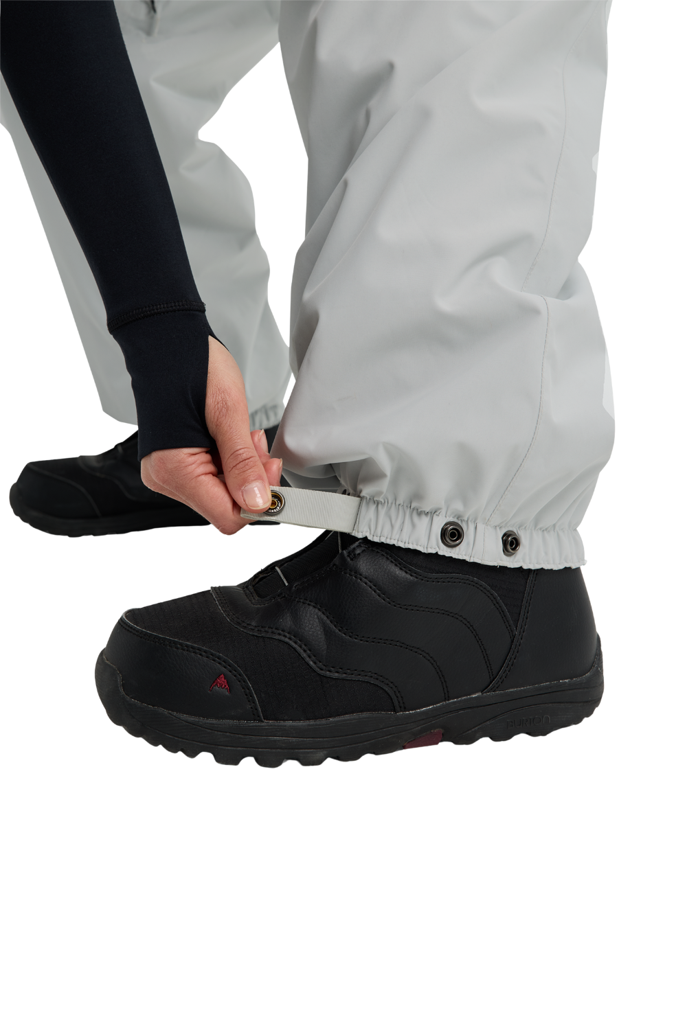 Burton Reserve 2L Womens Relaxed Ski & Snowboard Pants Gray Cloud