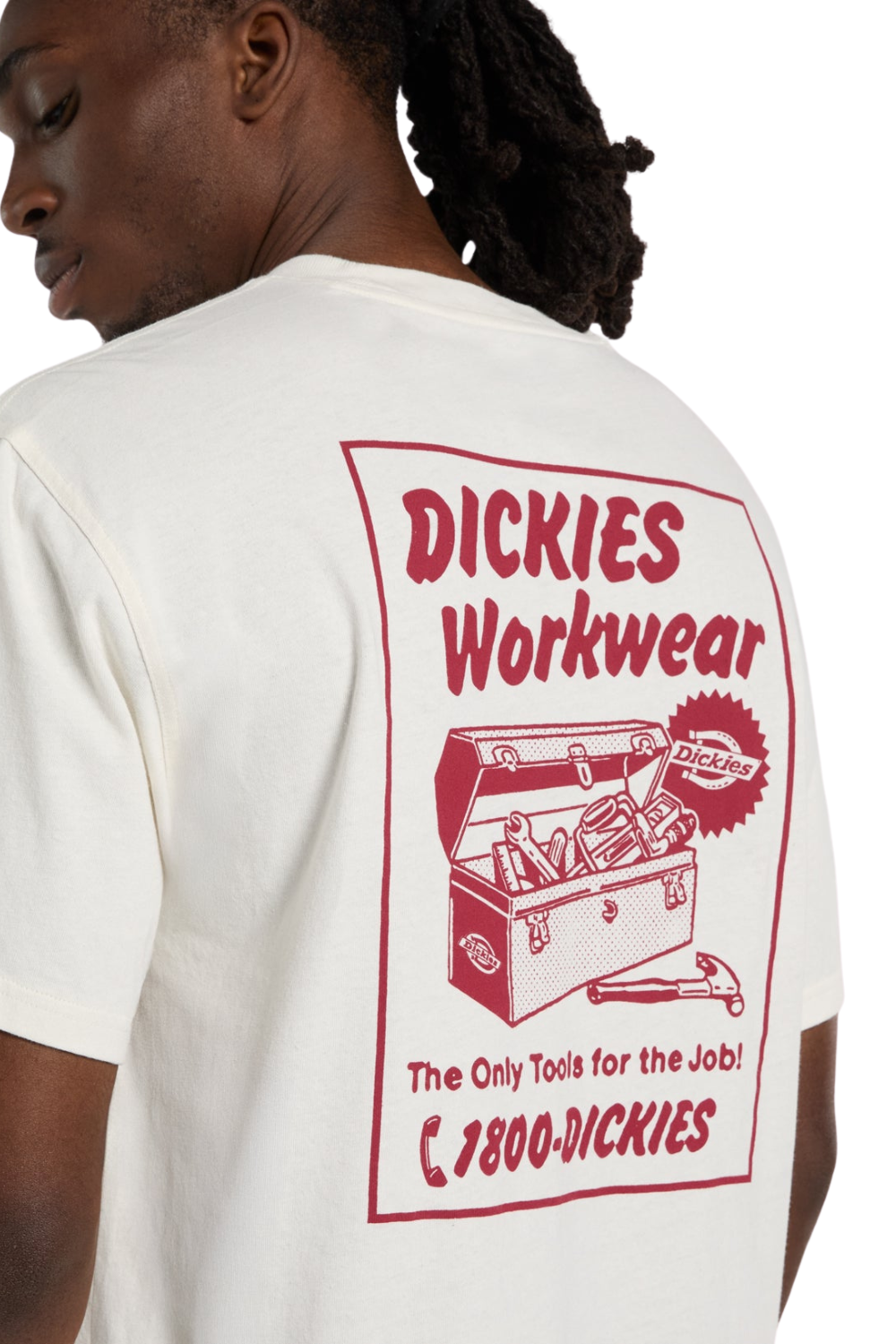 Dickies Dry Ridge Mens T-Shirt Egret