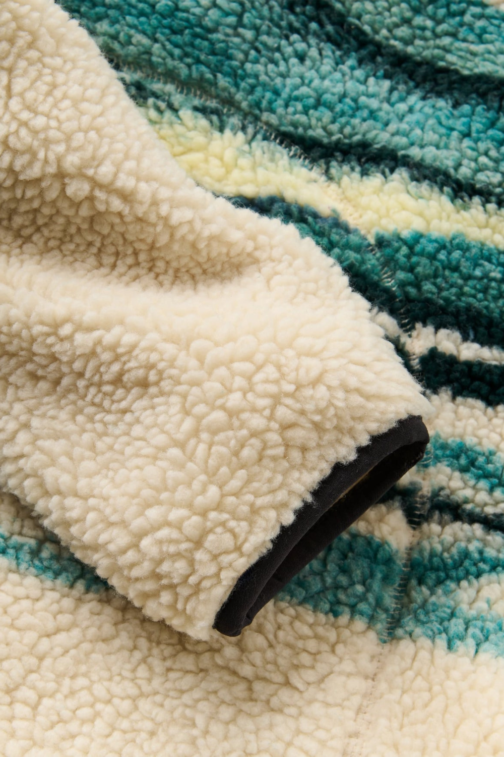 Passenger Offroad Recycled Sherpa Mens 1/2 Zip Fleece Reflection Birch