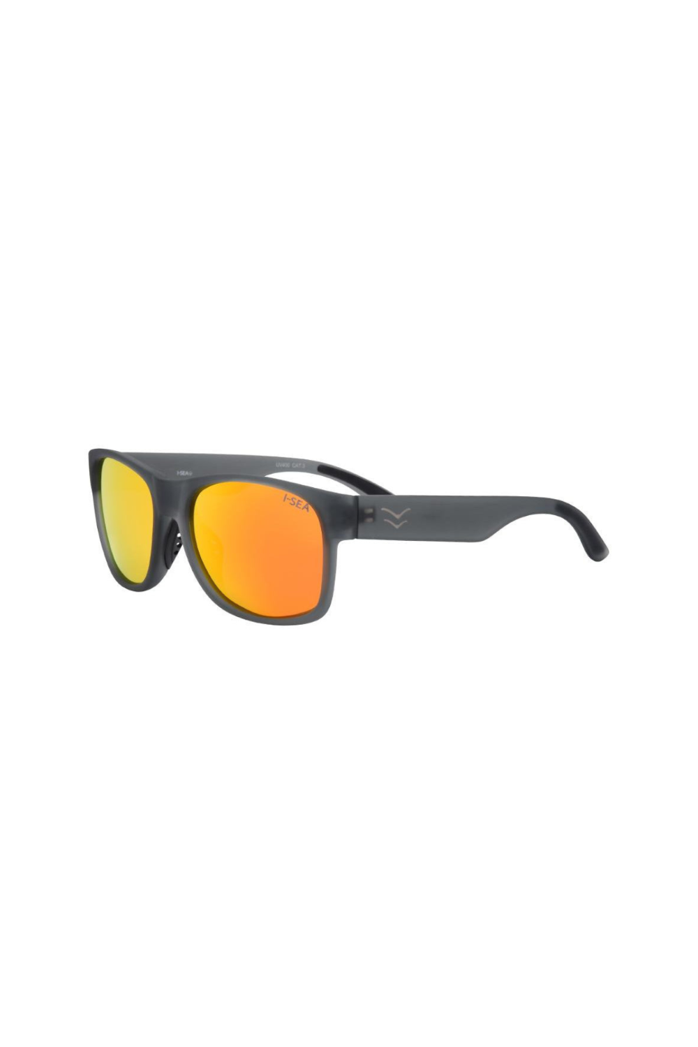 I-Sea Seven Seas Sunglasses Grey Red Mirror Polarized