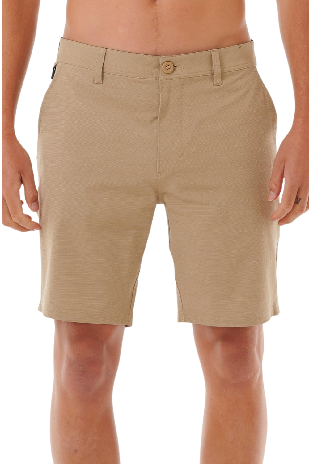 Rip Curl Phase Nineteen Mens 19" Boardwalk Shorts Khaki