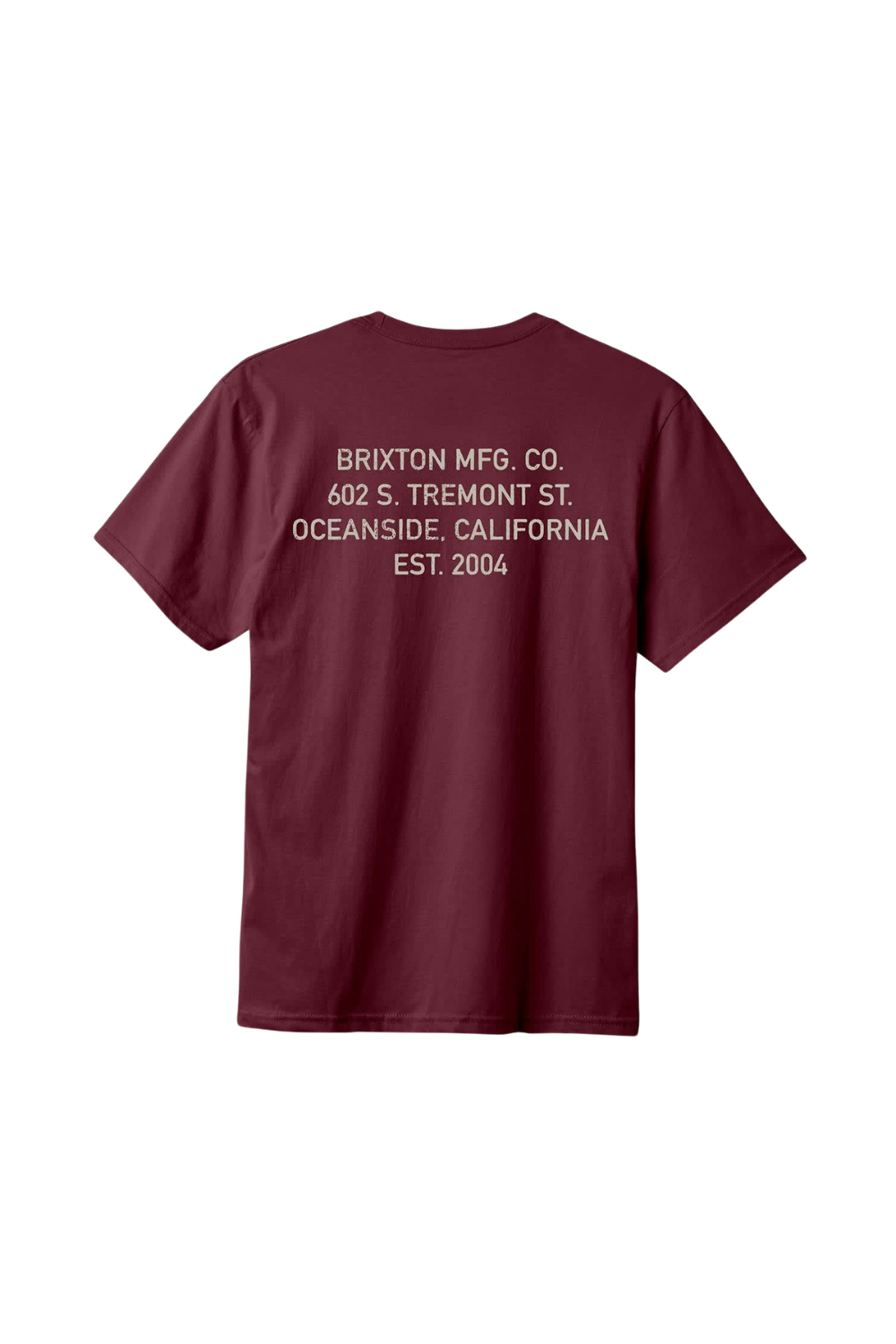 Brixton Gage Premium Short Sleeve Standard T-Shirt Port Worn Wash