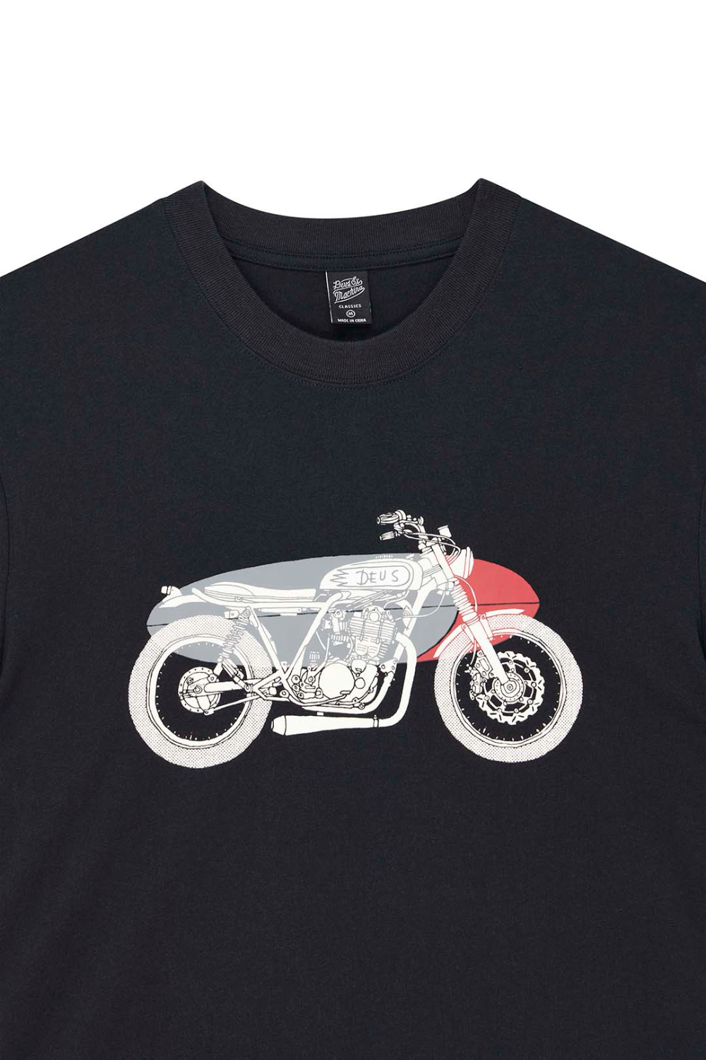 Deus Drovers Dog Mens T-Shirt Black