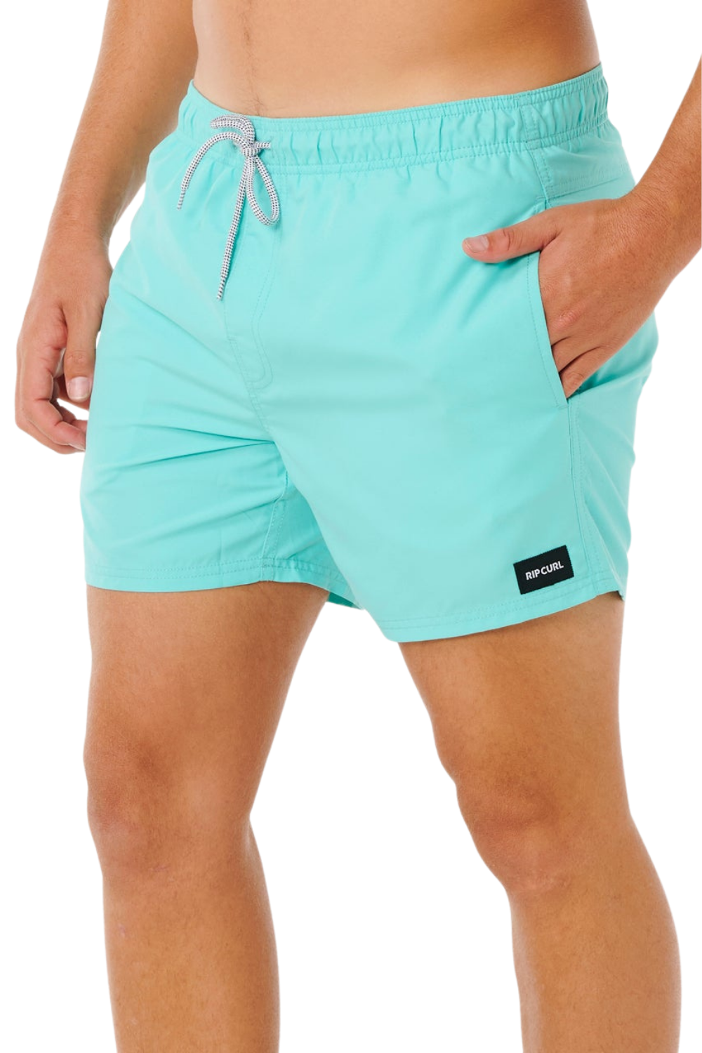 Rip Curl Offset Mens Volley Shorts Aqua