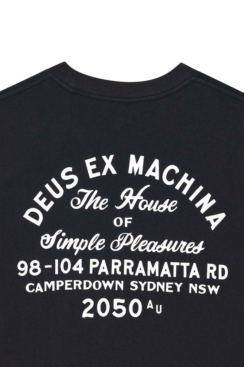 Deus Drovers Dog Mens T-Shirt Black