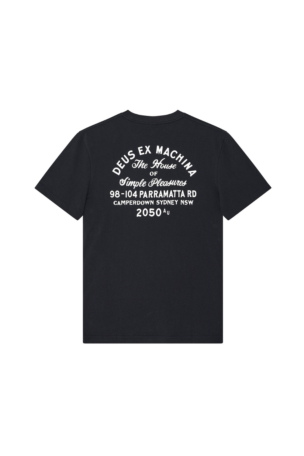 Deus Drovers Dog Mens T-Shirt Black