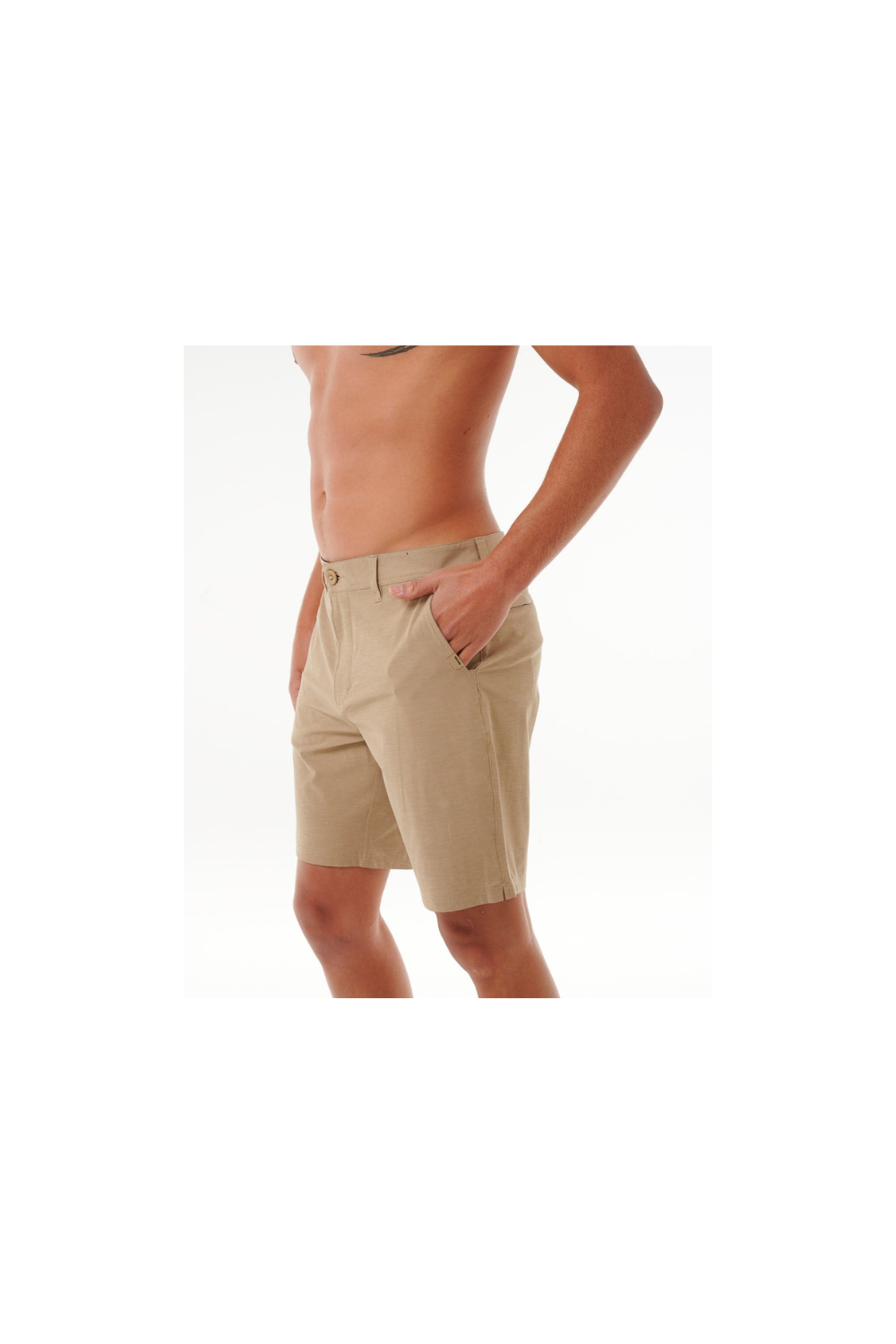 Rip Curl Phase Nineteen Mens Boardwalk 19" Shorts Khaki