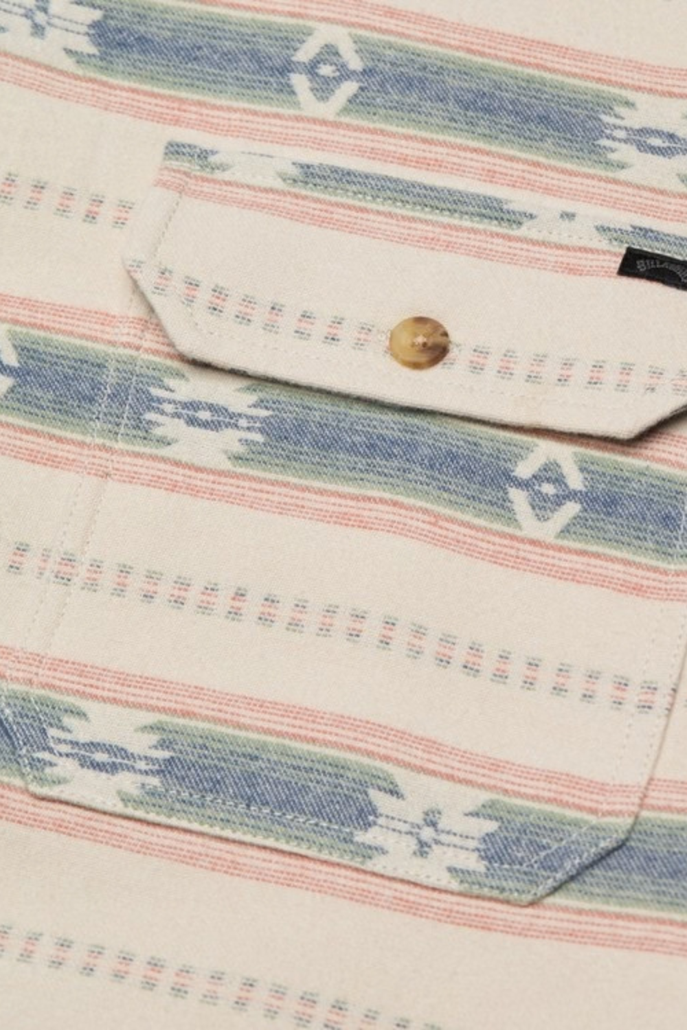 Billabong Offshore Jacquard Mens Flannel Shirt Oatmeal