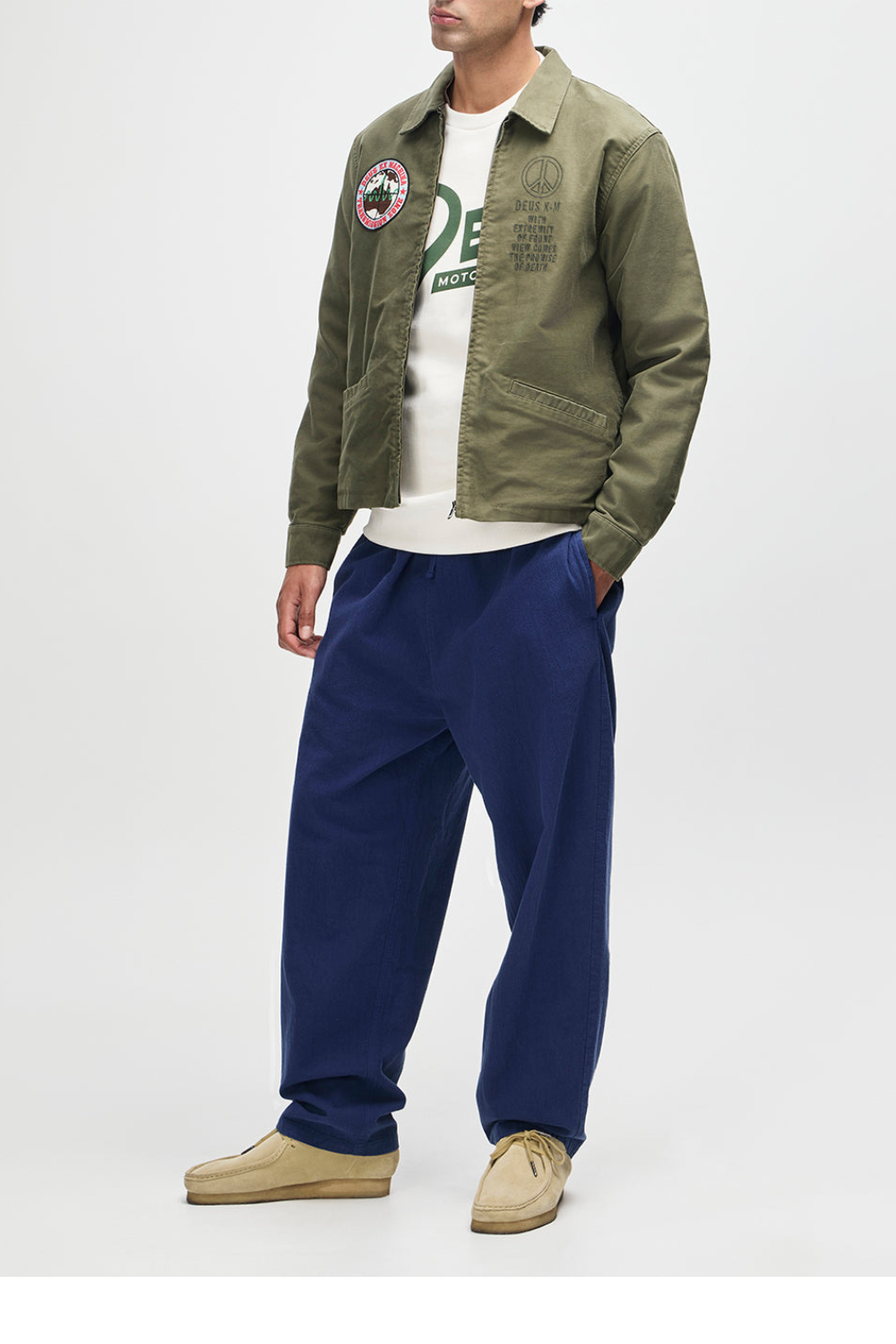 Deus Fugazi Souvenir Mens Jacket Pine Green