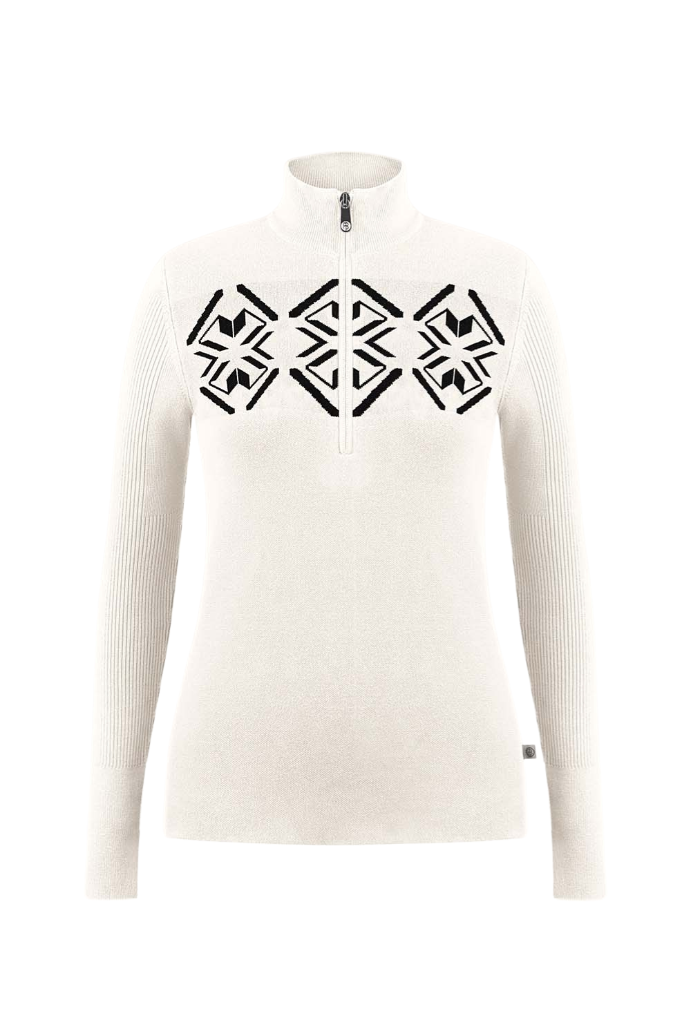 Poirve Blanc Adele Womens Knit Sweater White