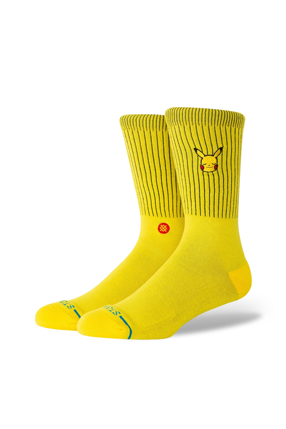 Stance Pikachu Crew Socks Yellow