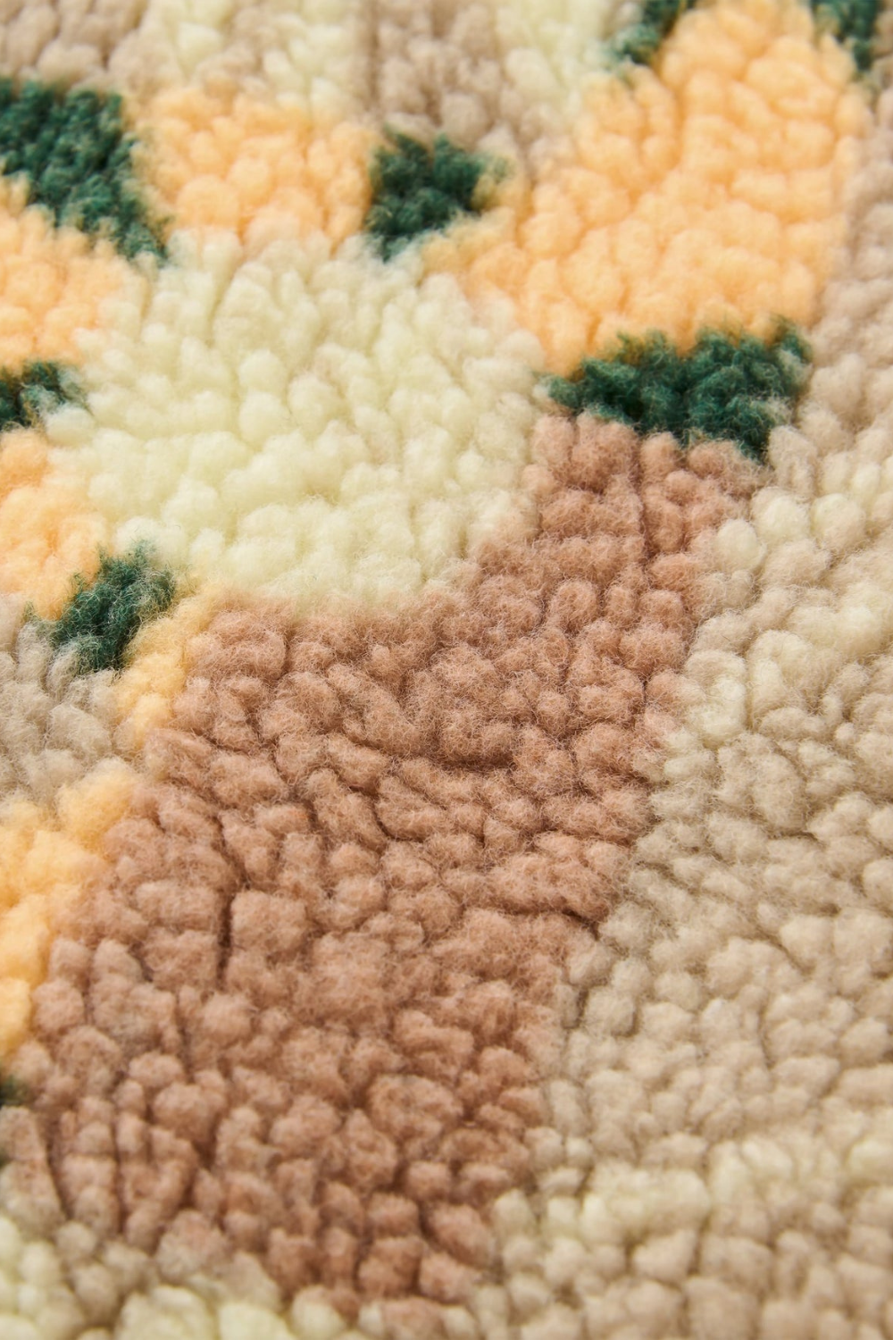 Passenger Clover Womens Recycled Sherpa Fleece Sun Patch Simply Taupe