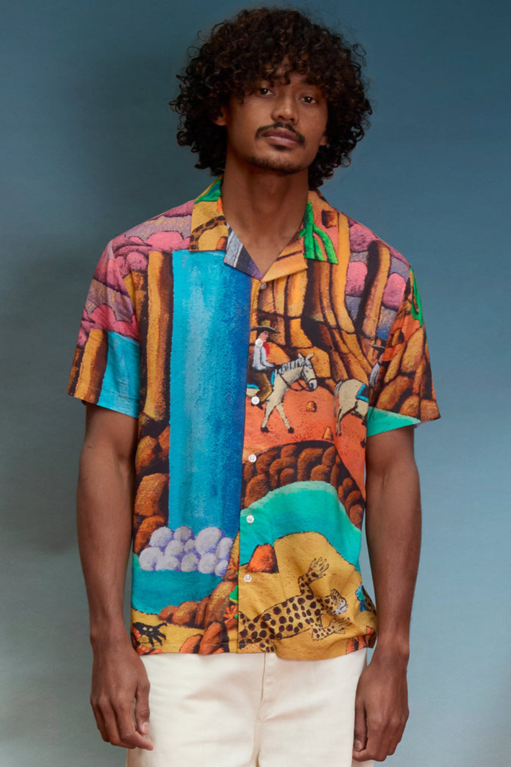 Volcom Mickey Mason Mens Short Sleeve Shirt Multi