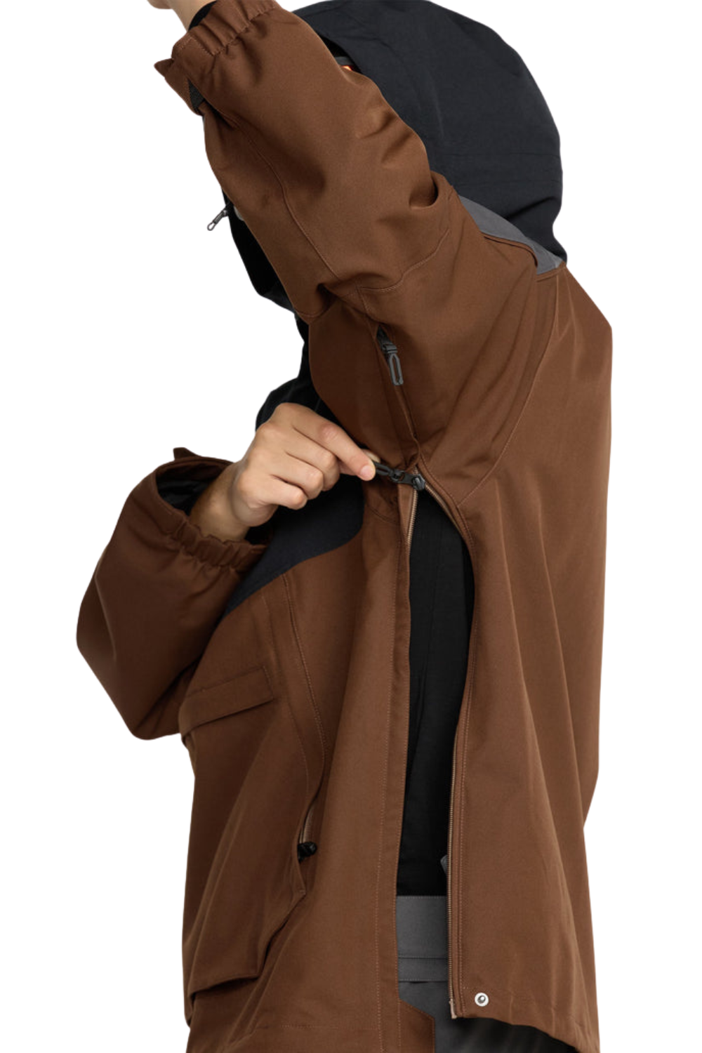 Volcom Brighton Pullover Snow Jaket Brown