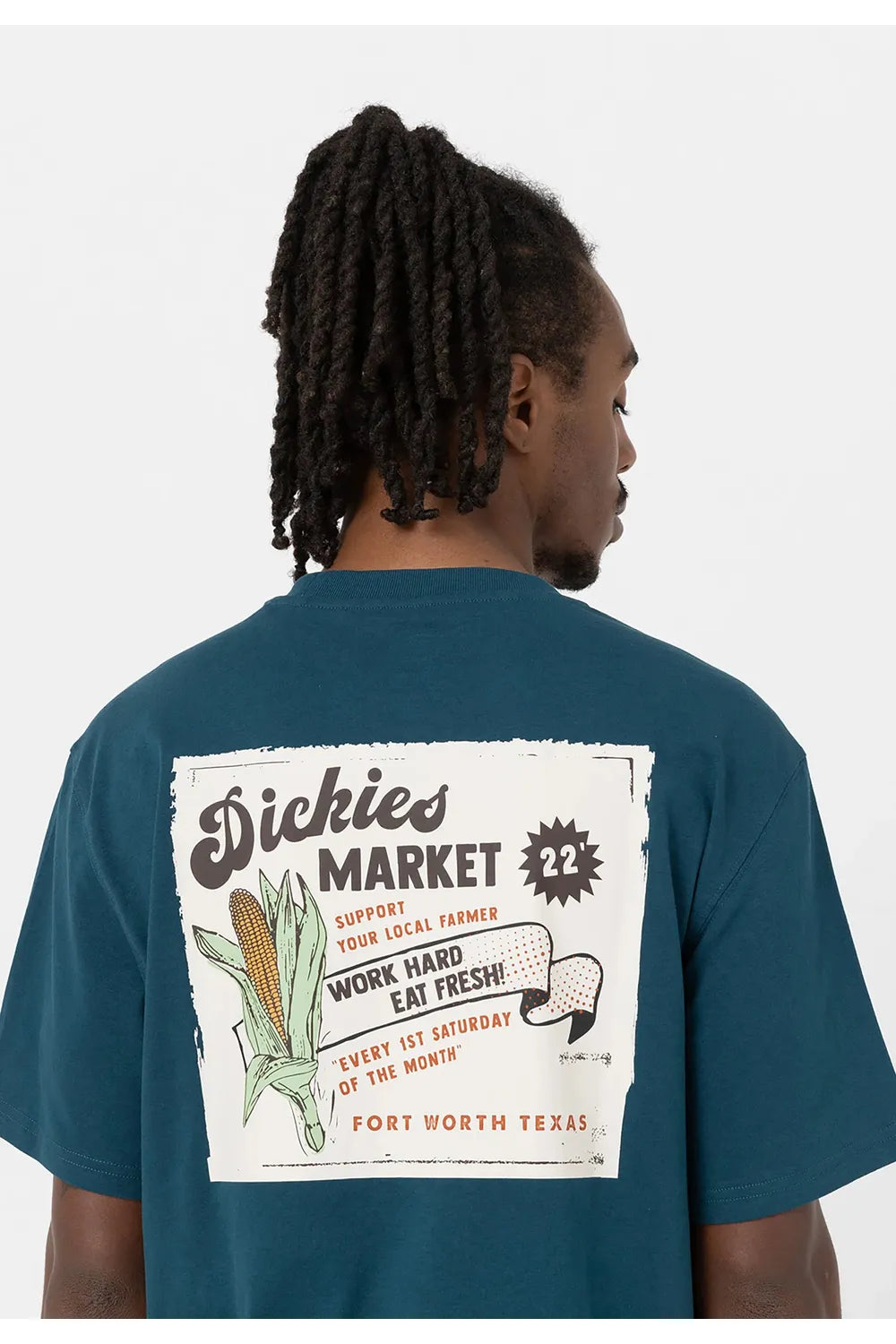 Dickies Grainfield Short Sleeve T-Shirt Reflecting Pond