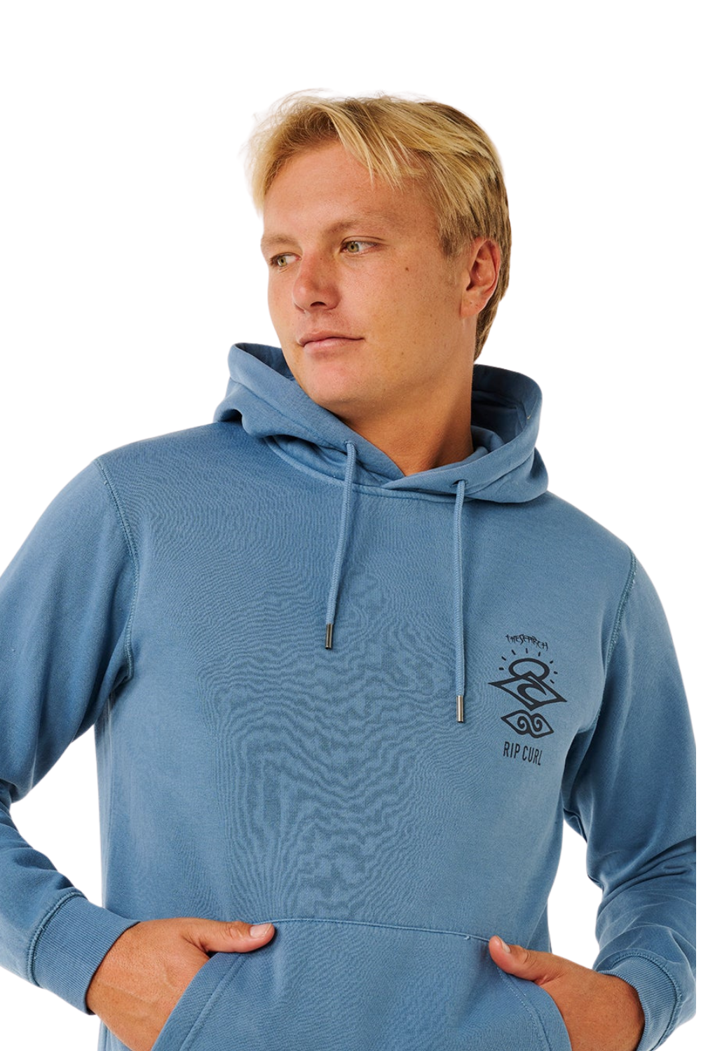 Rip Curl Search Icon Mens Hoodie Bluefin