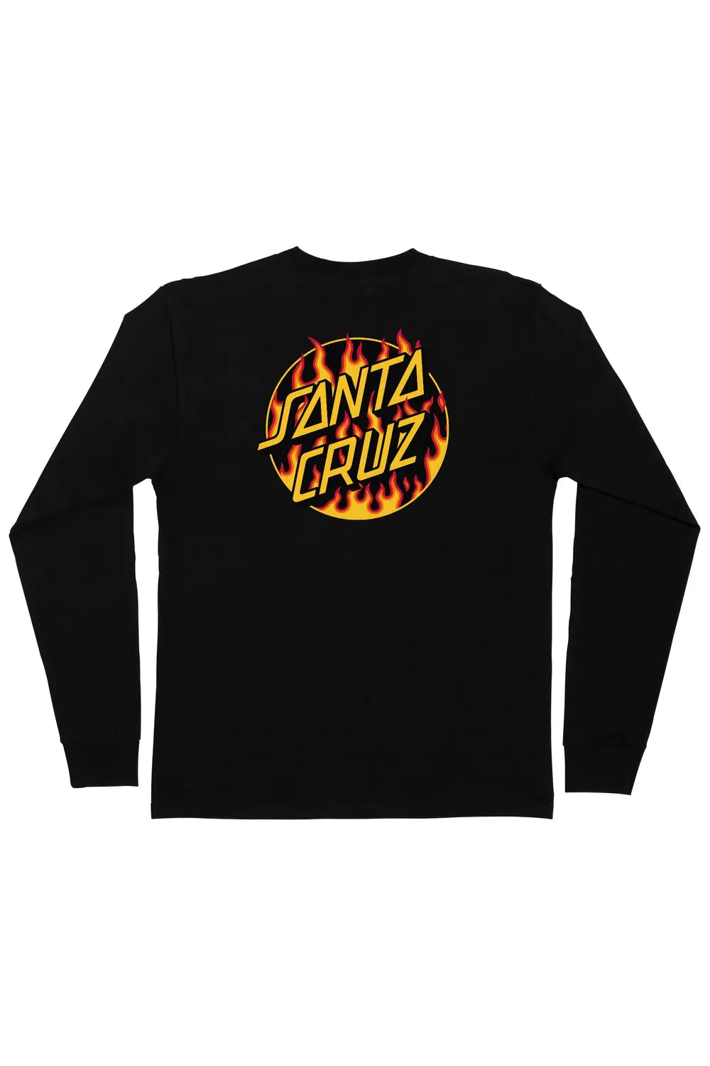 Santa Cruz X Thrasher Flame Dot Long Sleeve Regular T-Shirt