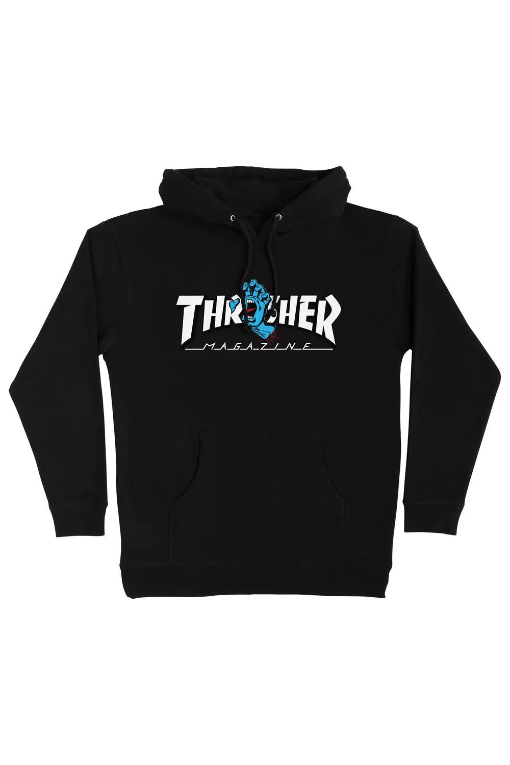 Santa Cruz X Thrasher Screaming Logo Pullover Hooded Heavyweight Sweatshirt