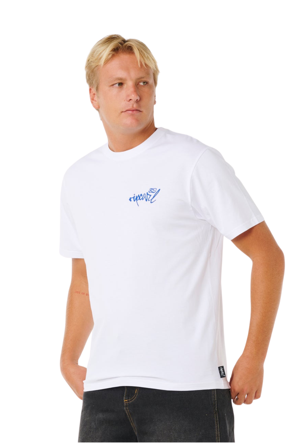 Rip Curl Inner Visions Hack Mens T-Shirt White