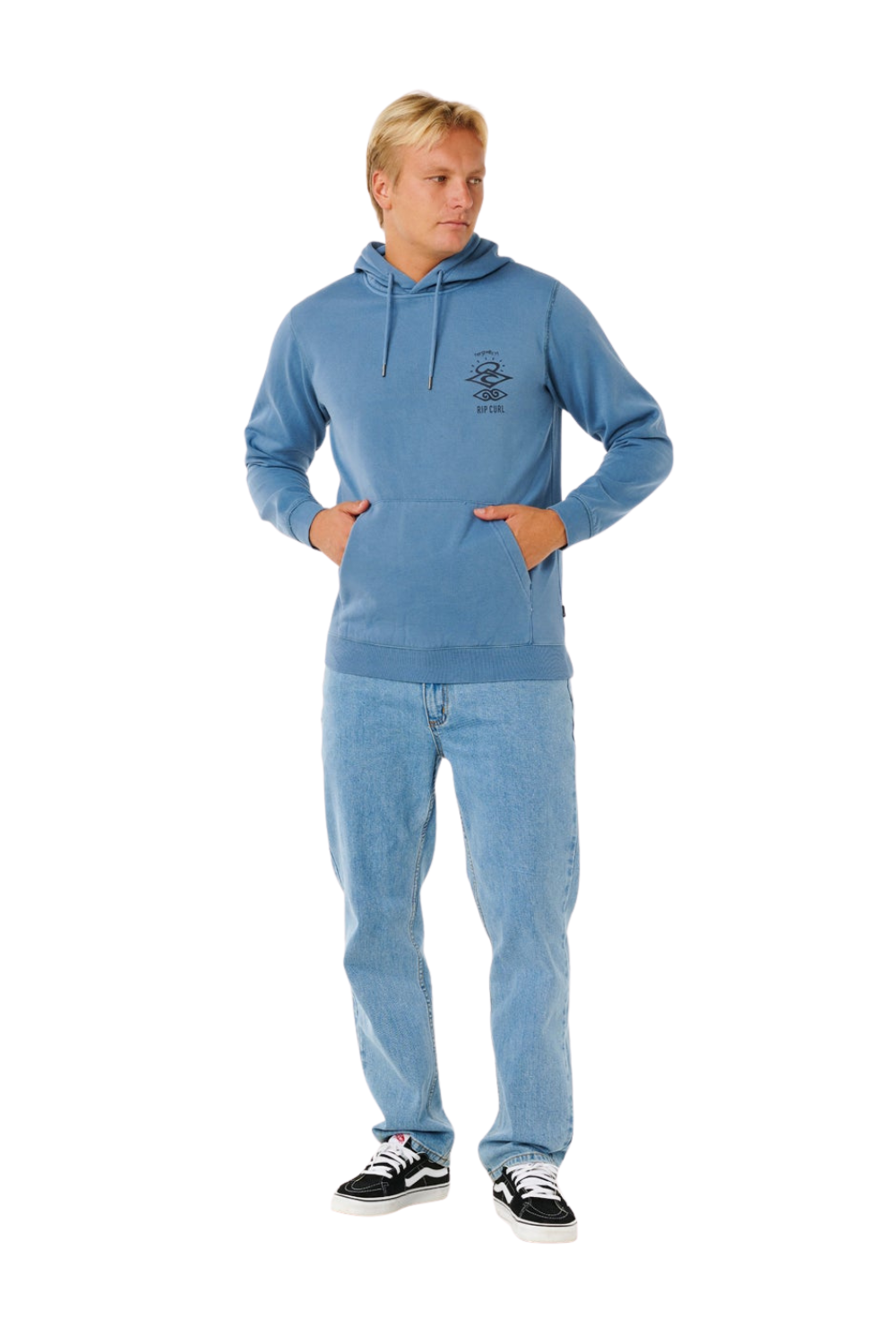 Rip Curl Search Icon Mens Hoodie Bluefin