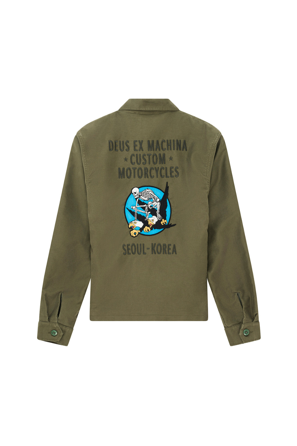 Deus Fugazi Souvenir Mens Jacket Pine Green