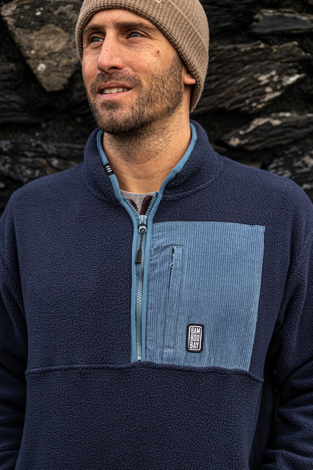 BamBooBay Boulder Fleece Navy