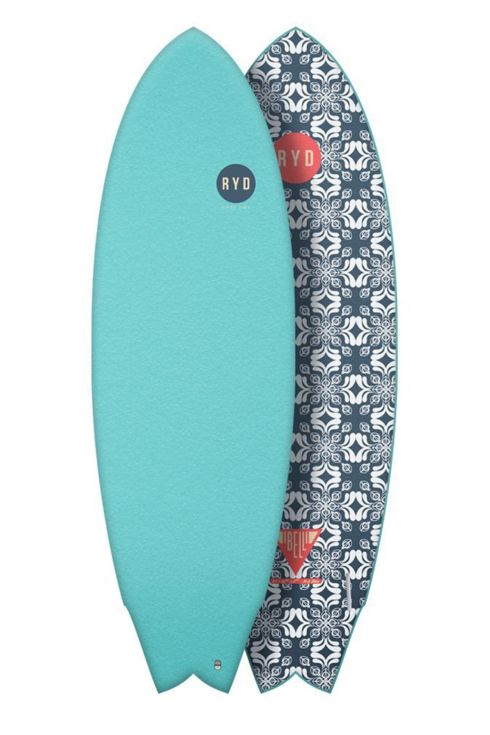 RYD First Time Soft Top Surfboard Aqua