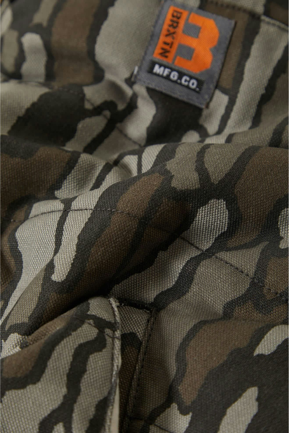 Brixton Builders Abraham Reversible Vest Bark Camo