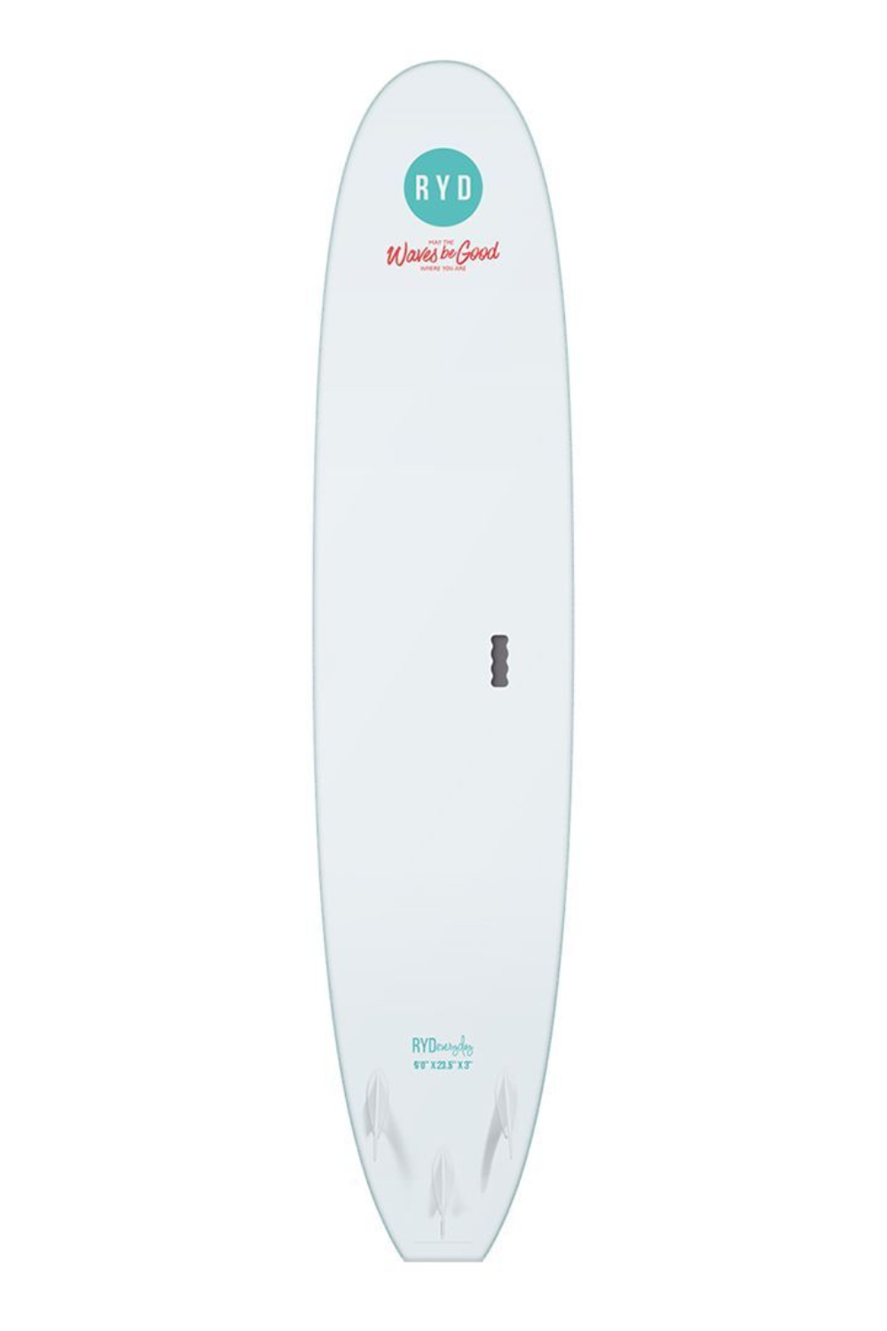 RYD Everyday Soft Top Surfboard White