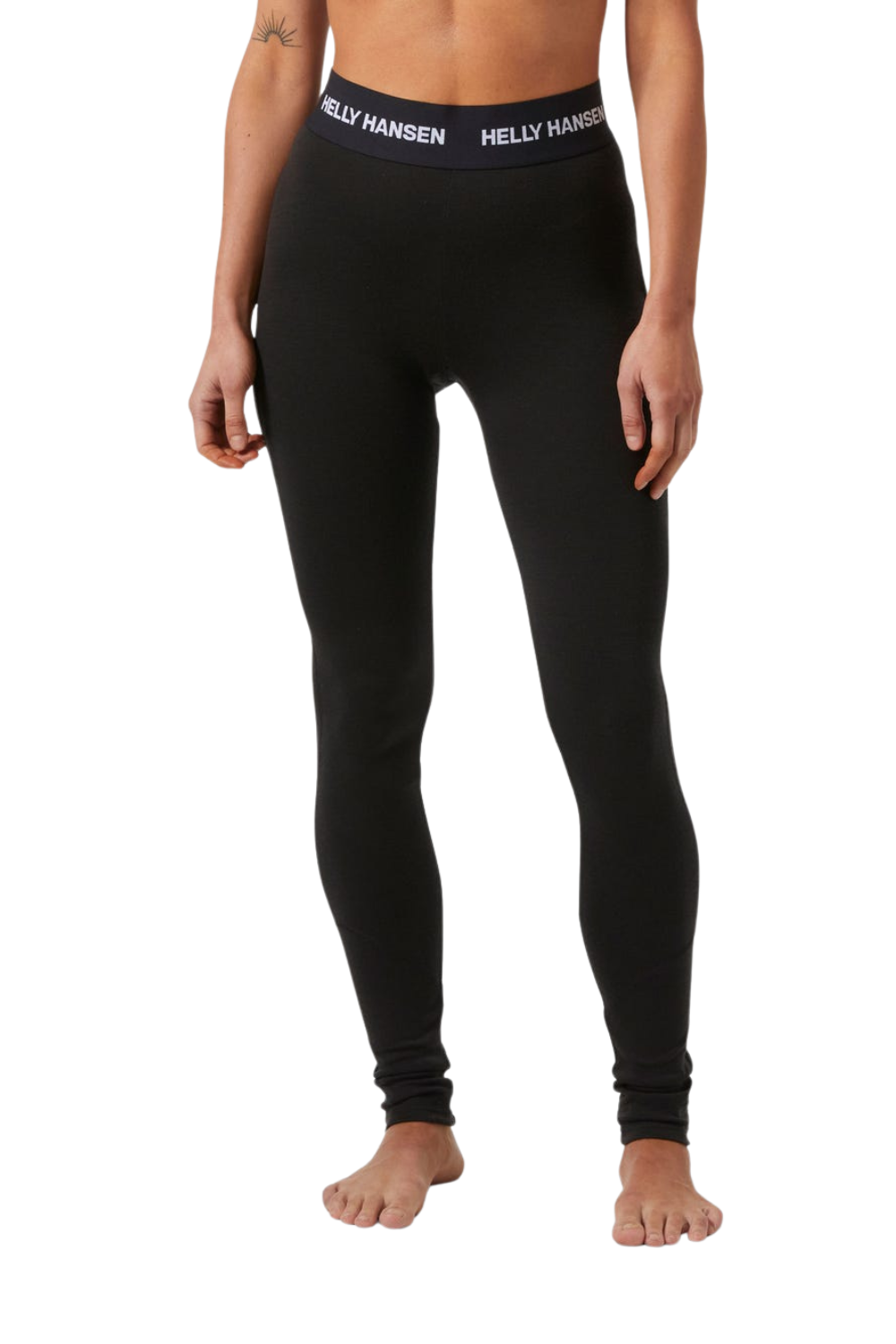 Helly Hansen Womens Lifa Merino Midweight Pant Base Layer Black