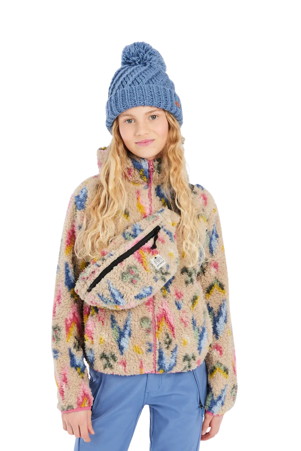 Protest Prtsuus Junior Full Zip Top Kit Off White