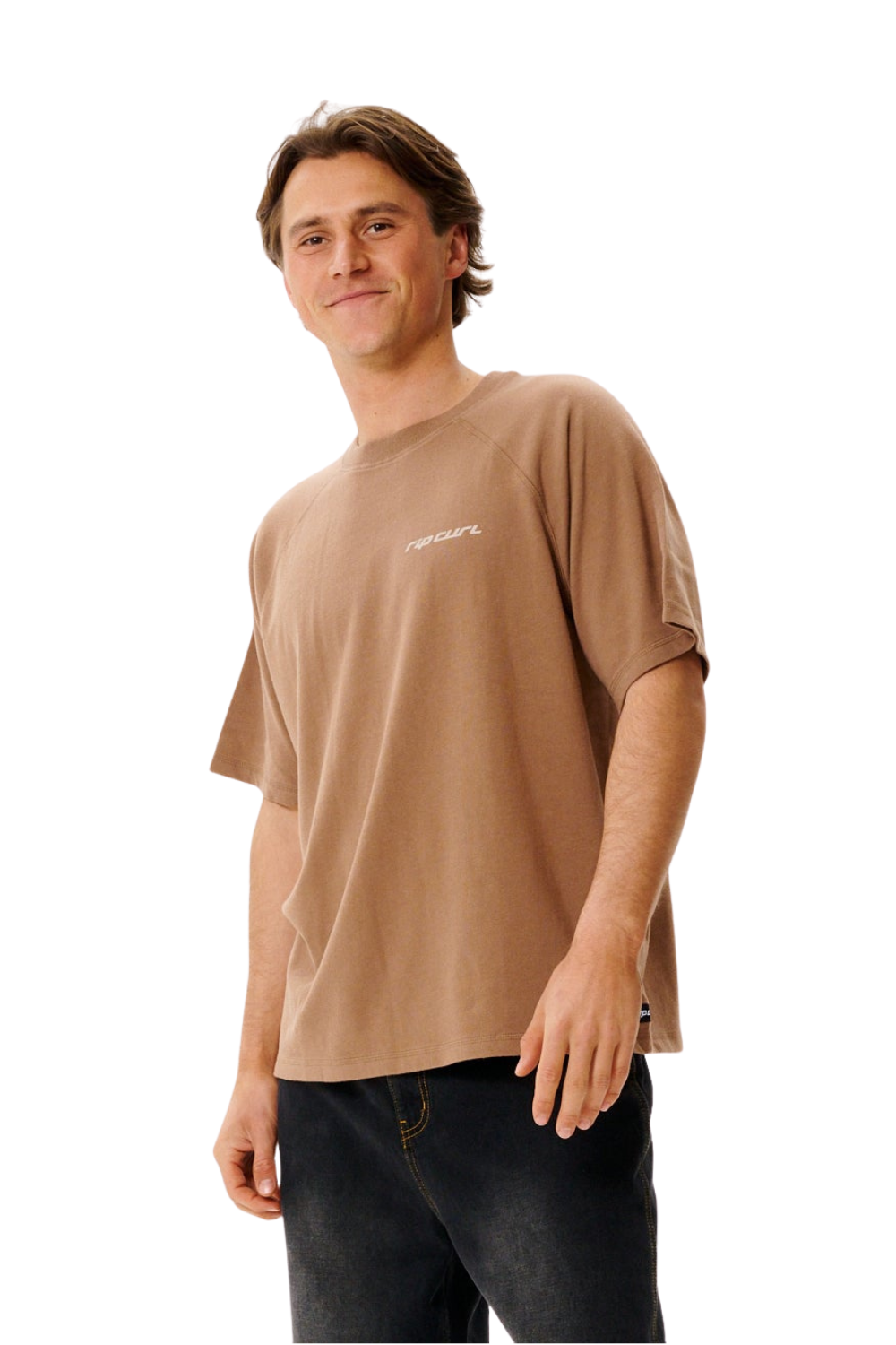 Rip Curl Inner Visions Flogged Mens T-Shirt Mocha
